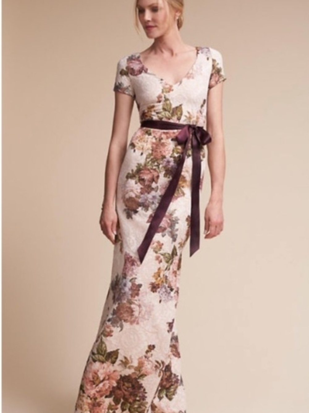 Adrianna Papell Melinda Maxi Dress size 12. Wedding Formal. NWOT